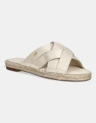 Tommy Hilfiger Чехли SATIN ESPADRILLE MULE