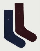 Tommy Hilfiger чорапи мъжки с памук 2 броя бордо 371111151