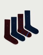 Tommy Hilfiger чорапи мъжки с памук 4 броя бордо 701244104