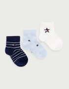 Tommy Hilfiger чорапи за бебе 3 броя сини 701241846