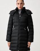Tommy Hilfiger дълго яке дамско черно WW0WW51111