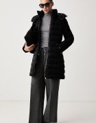 Tommy Hilfiger дълго яке дамско черно WW0WW51111