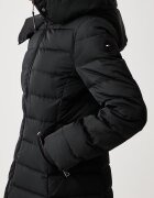 Tommy Hilfiger дълго яке дамско черно WW0WW51111