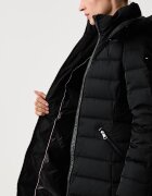 Tommy Hilfiger дълго яке дамско черно WW0WW51111