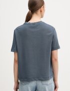Tommy Hilfiger дамска тениска от памук тъмносиня WW0WW48713