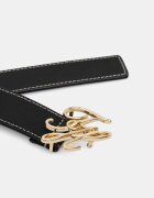 Tommy Hilfiger дамски колан от кожа черен AW0AW18568