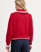 Tommy Hilfiger дамски пуловер от памук червен WW0WW48478