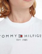 Tommy Hilfiger Детска памучна тениска в бяло с принт KS0KS00210
