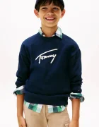 Tommy Hilfiger Детски памучен пуловер