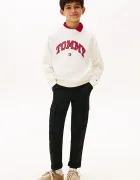 Tommy Hilfiger Детски суичър в бежово с принт KB0KB09899