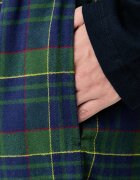 Tommy Hilfiger долнище на пижама дамско от памук тъмносиньо UW0UW06597