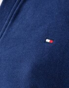 Tommy Hilfiger домашен суичър дамски от памук син UW0UW06629