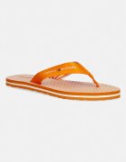 Tommy Hilfiger джапанки дамски TH ITHACA STRIPE SUMMER SANDAL оранжеви FW0FW09192