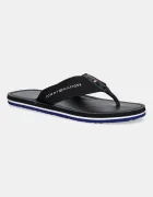 Tommy Hilfiger Джапанки HILFIGER LEATHER BEACH SANDAL