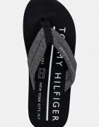Tommy Hilfiger джапанки мъжки HILFIGER CHAMBRAY BEACH SANDAL черни FM0FM05751