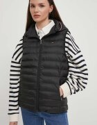 Tommy Hilfiger Елек дамски в черно преходен модел WW0WW42051