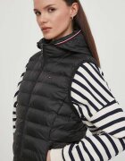 Tommy Hilfiger Елек дамски в черно преходен модел WW0WW42051