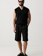 Tommy Hilfiger елек мъжки от памук черен MW0MW43244