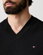Tommy Hilfiger елек мъжки от памук черен MW0MW43244
