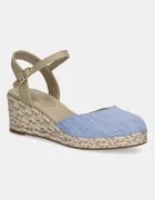 Tommy Hilfiger Еспадрили CHAMBRAY MID WEDGE ESPAD
