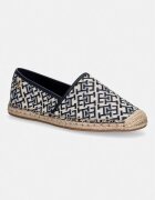 Tommy Hilfiger еспадрили дамски TH MONOGRAM JACQUARD ESPADRILLE тъмносини FW0FW09501
