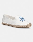 Tommy Hilfiger еспадрили дамски TH SCRIPT SUMMER ESPADRILLE бели FW0FW09240