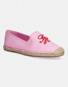 Tommy Hilfiger еспадрили дамски TH SCRIPT SUMMER ESPADRILLE розови FW0FW09240