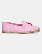 Tommy Hilfiger еспадрили дамски TH SCRIPT SUMMER ESPADRILLE розови FW0FW09240