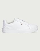Tommy Hilfiger FLAG COURT SNEAKER маратонки дамски от кожа бели FW0FW09074
