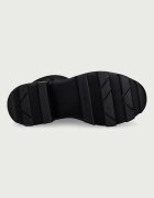 Tommy Hilfiger гумени ботуши дамски TH STAMP WARM ANKLE RAIN BOOT черни FW0FW09544