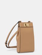 Tommy Hilfiger калъф за телефон дамски от имитация на кожа бежов AW0AW18705