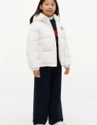 Tommy Hilfiger капитонирано яке за деца бяло KS0KS00760