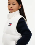 Tommy Hilfiger капитонирано яке за деца бяло KS0KS00760