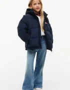 Tommy Hilfiger капитонирано яке за деца тъмносиньо KS0KS00760