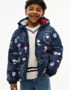 Tommy Hilfiger капитонирано яке за деца x Peanuts тъмносиньо KS0KS00762