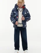 Tommy Hilfiger капитонирано яке за деца x Peanuts тъмносиньо KS0KS00762