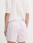 Tommy Hilfiger късо долнище на пижама дамско от памук розово UW0UW06503