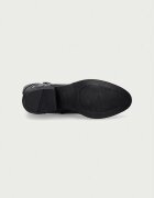 Tommy Hilfiger каубойски ботуши за деца от кожа черни T3A6-35193