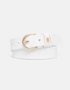 Tommy Hilfiger колан дамски от кожа бял AW0AW16836