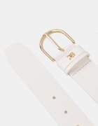 Tommy Hilfiger колан дамски от кожа бял AW0AW17757