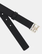 Tommy Hilfiger колан дамски от кожа черен AW0AW17496