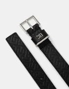 Tommy Hilfiger колан дамски от кожа черен AW0AW17753