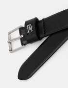 Tommy Hilfiger колан дамски от кожа черен AW0AW18651