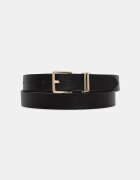 Tommy Hilfiger колан дамски от кожа черен AW0AW18692