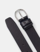 Tommy Hilfiger колан дамски от кожа тъмносин AW0AW18688