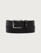Tommy Hilfiger колан мъжки от кожа черен AM0AM14814