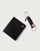 Tommy Hilfiger комплект портфейл и ключодържател мъжки от кожа черен AM0AM14805