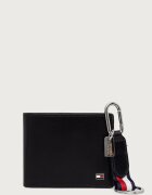Tommy Hilfiger комплект портфейл и ключодържател мъжки от кожа черен AM0AM14805