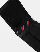 Tommy Hilfiger Кожен портфейл + ключодържател мъжки в черно