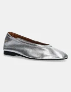 Tommy Hilfiger Кожени балеринки SOFT METAL LTHR BALLERINA NO BOW